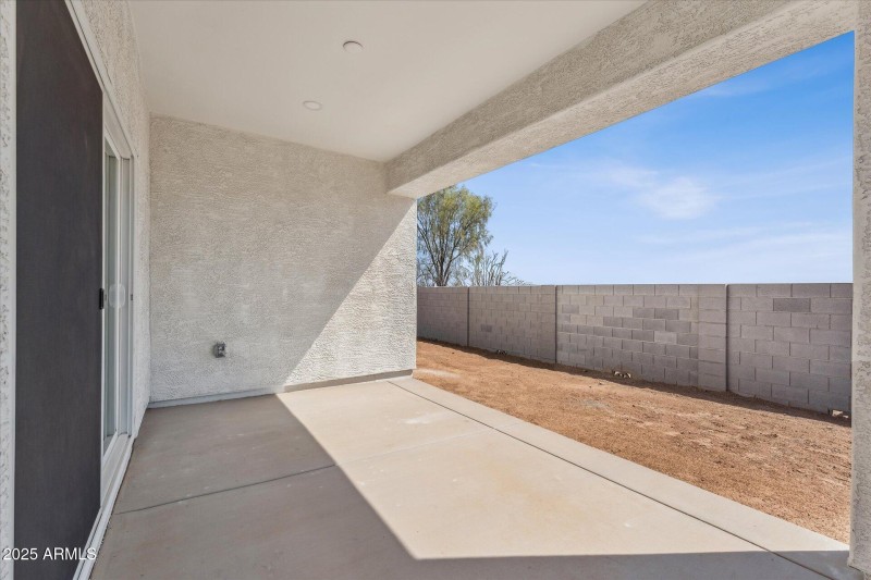Rear Patio