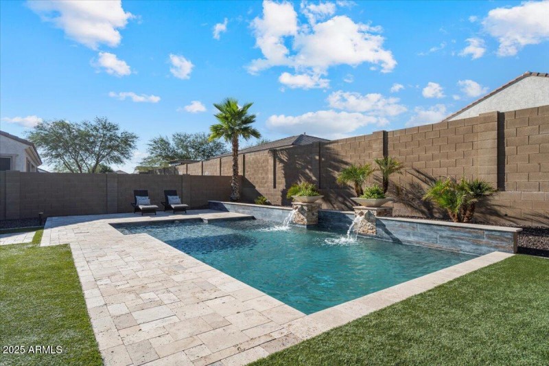 Pool from East