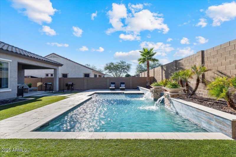 Pool From East