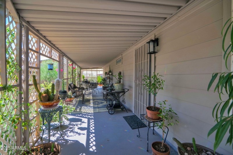Front Entrance Covered Patio