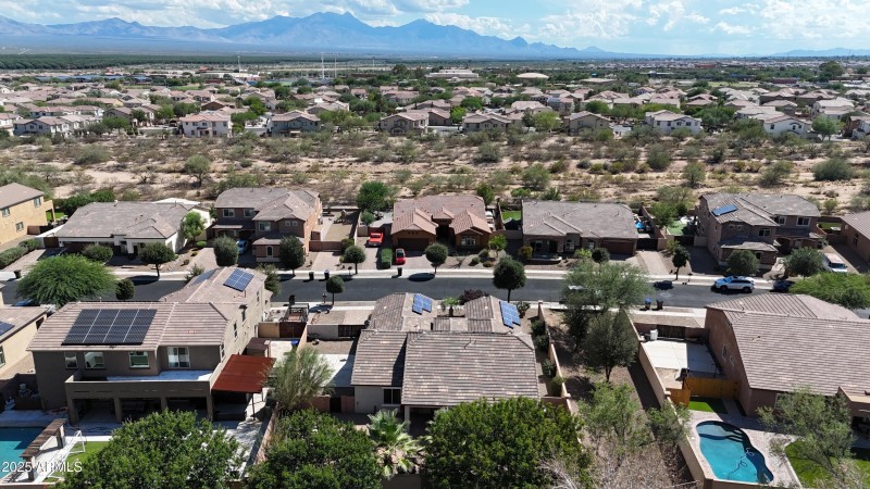 aerial view south