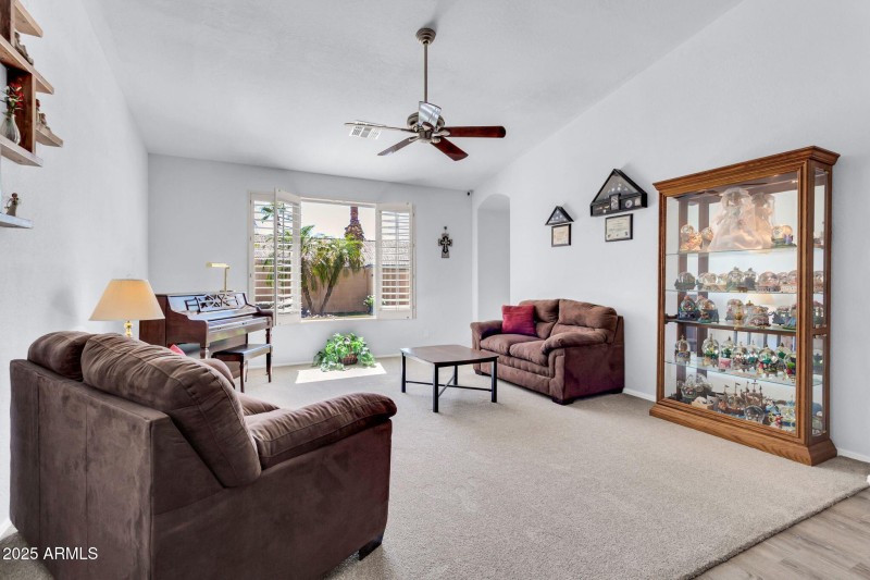 Living Room View of pool
