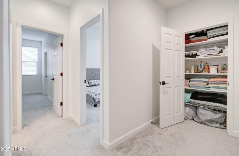 Hallway + Linen Closet