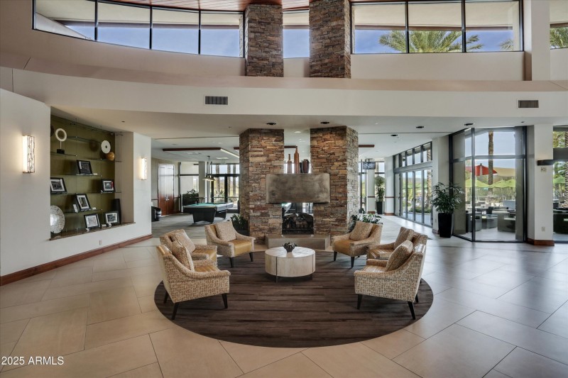 ONE OF THE SITTING AREAS AT KIVA CLUB