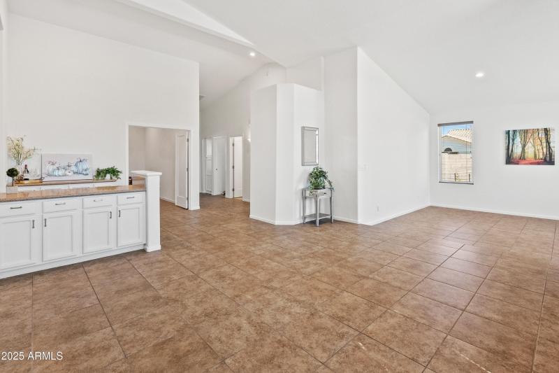 Spacious Dining-living room