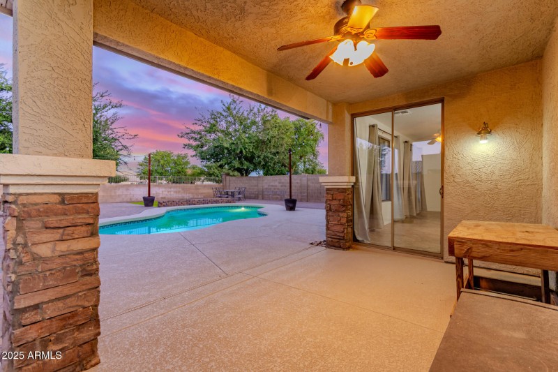 Large Covered Patio