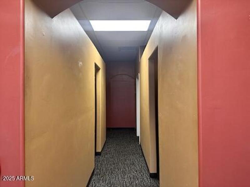 Hall to private rooms