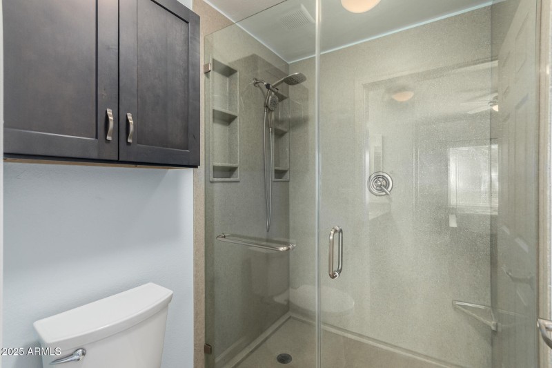 Master shower