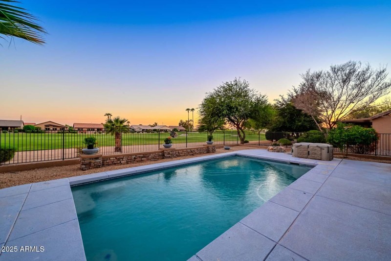Sunset-Pool View