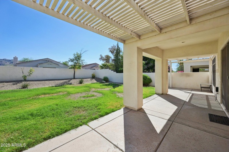 Extended patio