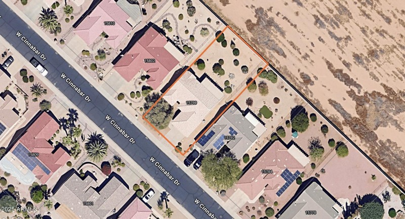 Aerial View of lot