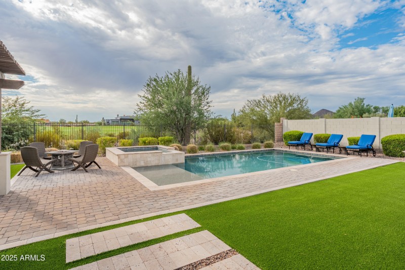 Back yard view