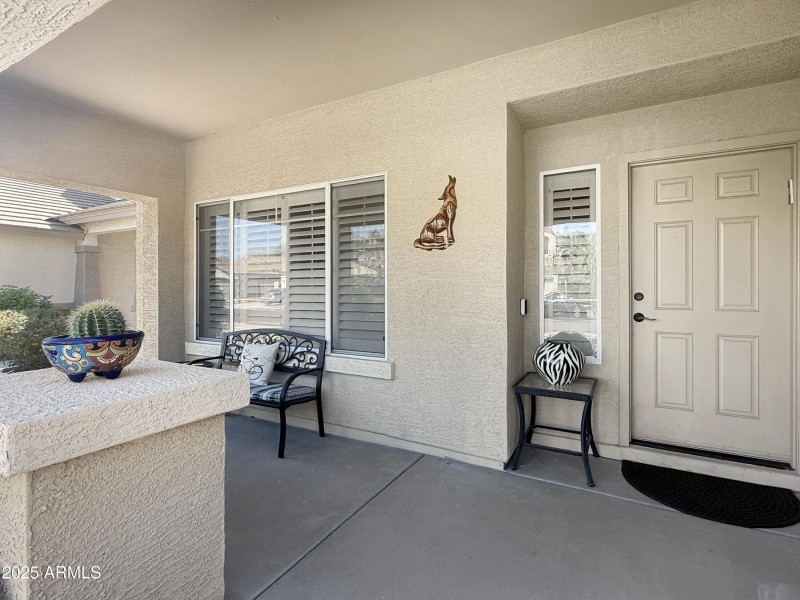 Inviting Front Entrance