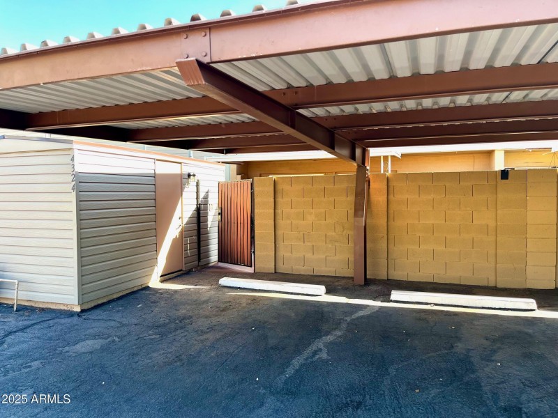 2 Covered parking outside your unit