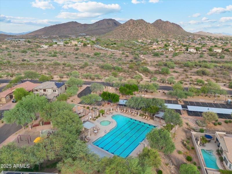 Lap Pool with Mountain Views