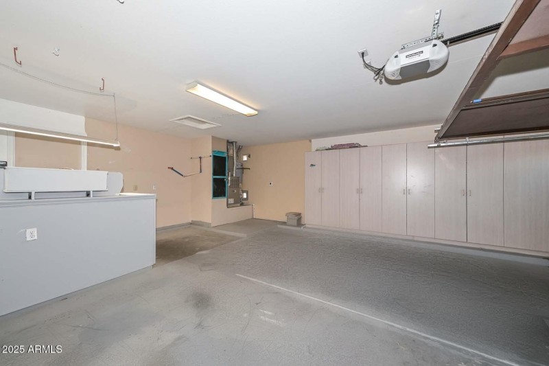 Deep Garage with Storage