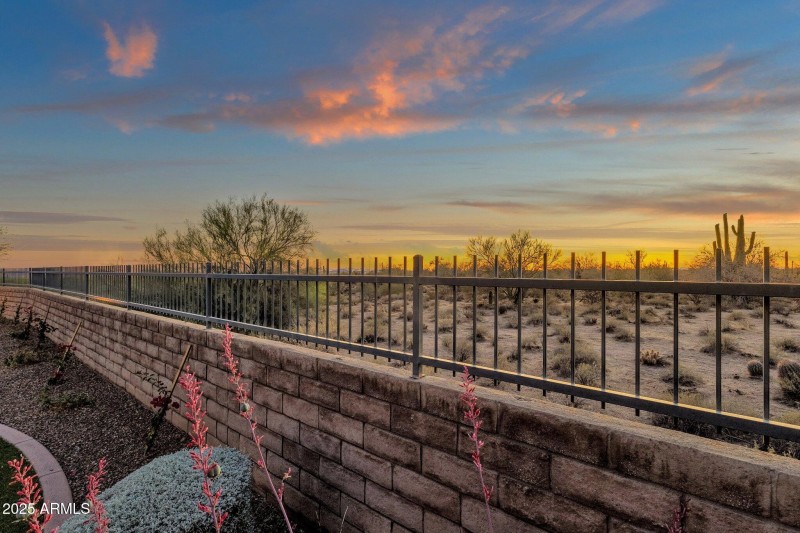 Backs To Natural Desert Views