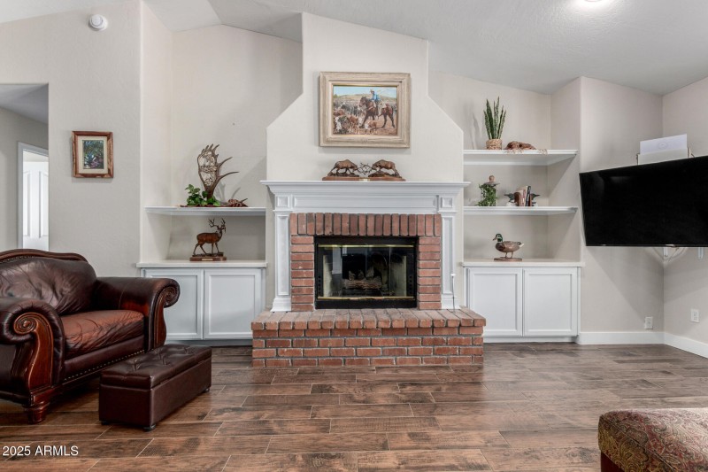Fireplace in Living room