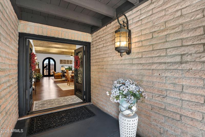 Striking Double Door Entry