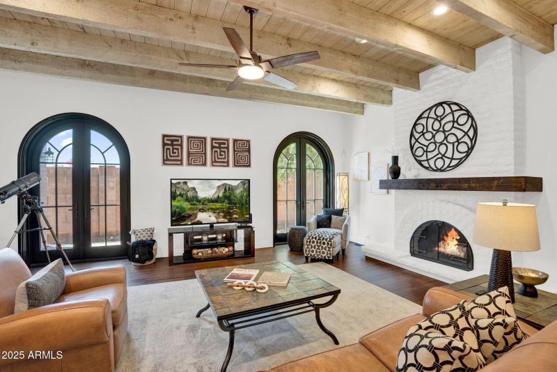 Classic Wood Burning Fireplace