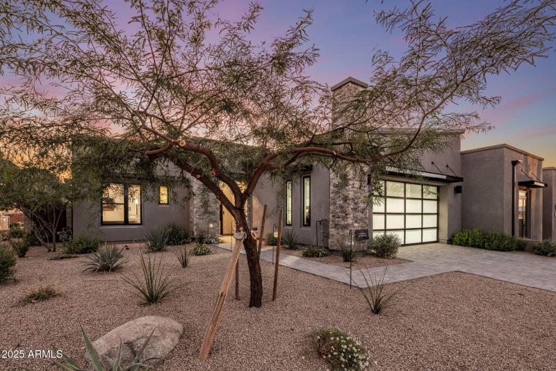 Front of Home at Twilight