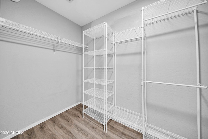Large primary closet