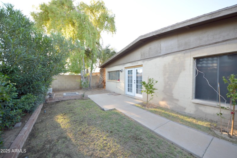 Backyard Grass Area