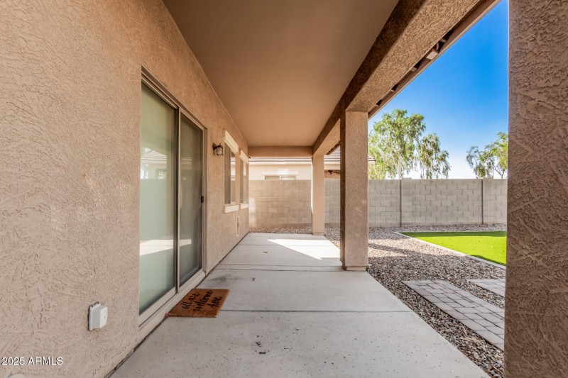 Large Back Patio