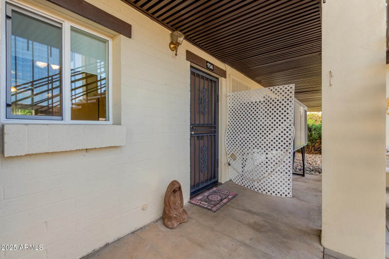 Front entrance