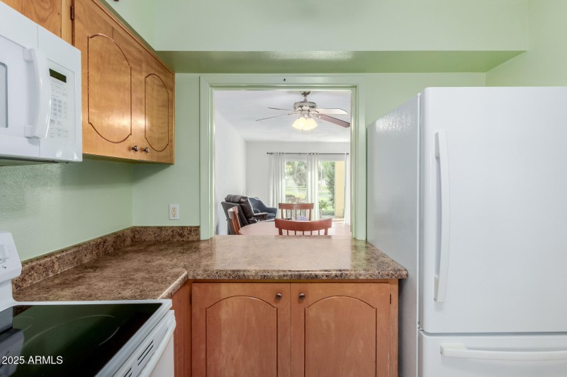 Fridge included