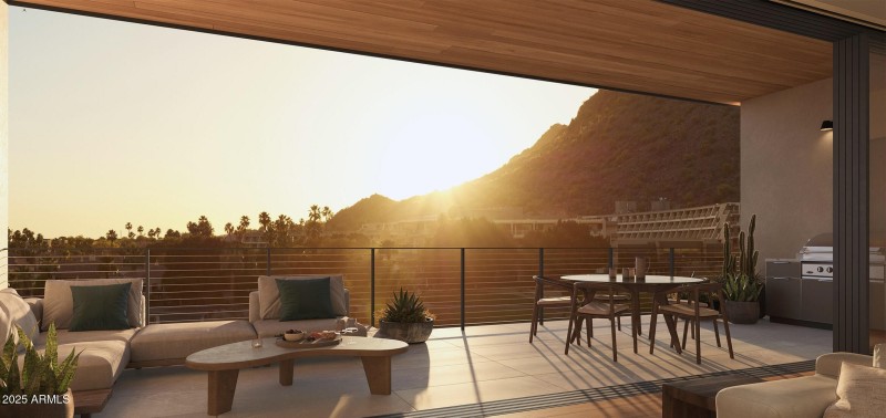 Patio Mountain Camelback View