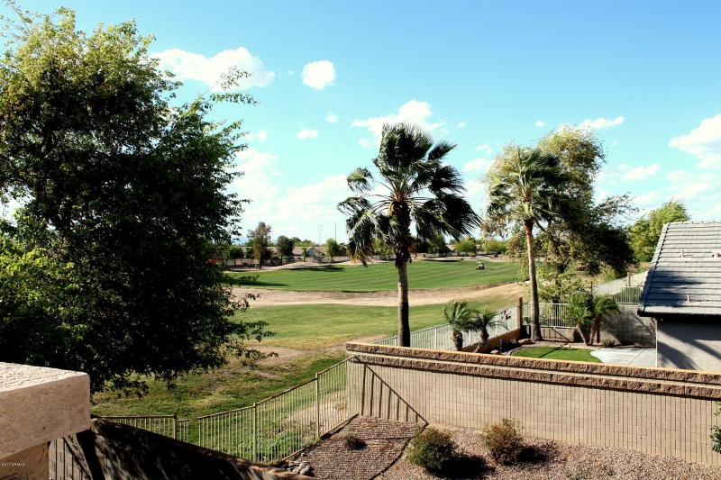 Master balcony golf course view