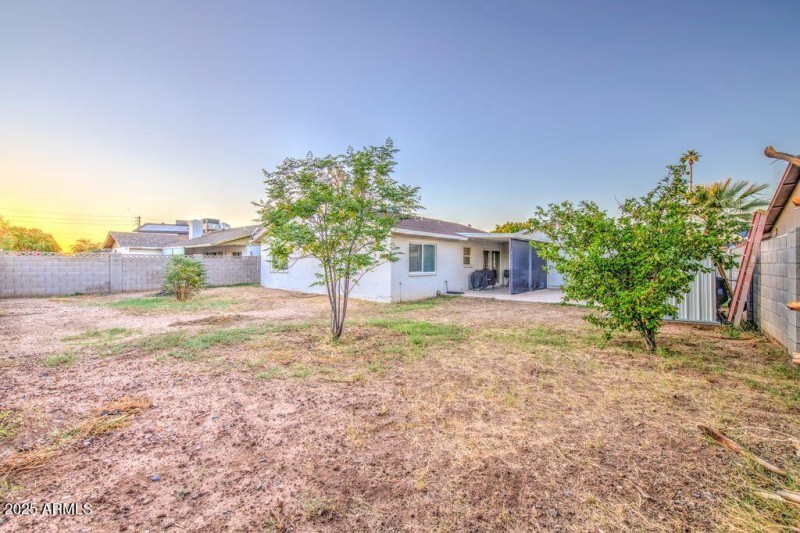 5039 W Mercer Ln Backyard