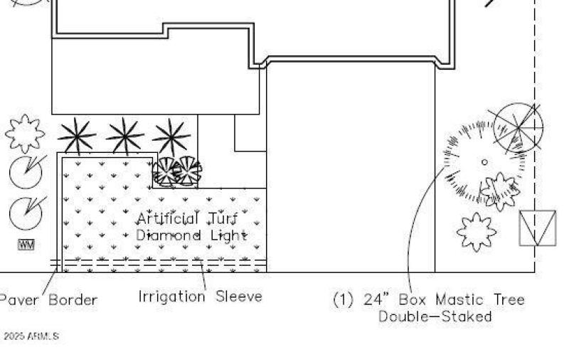 Lot 16 Front Yard Rendering
