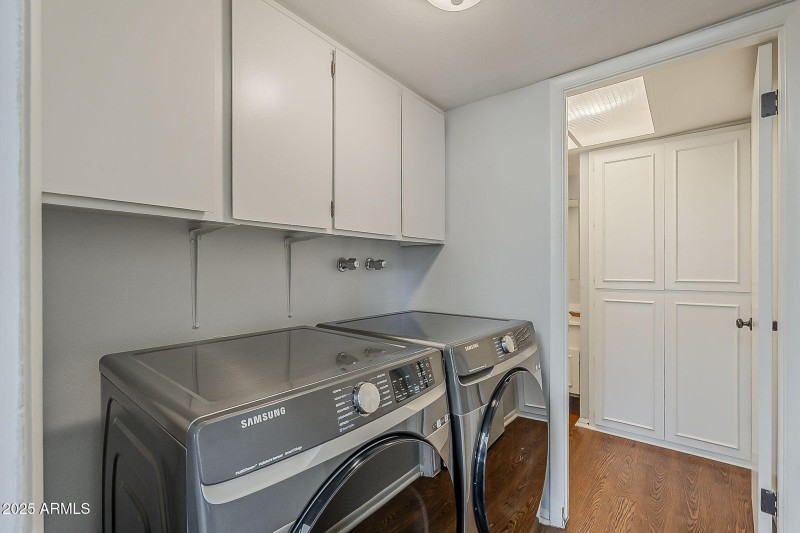 Laundry and half bath