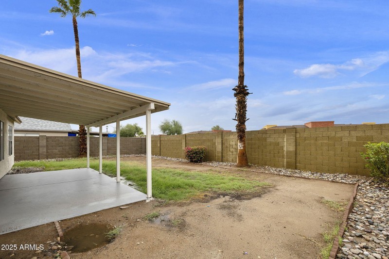 Rear yard