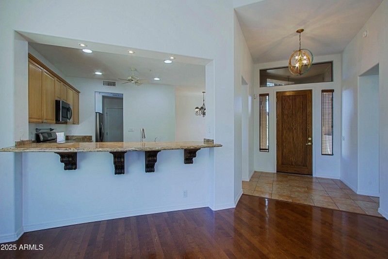 Kitchen and Foyer