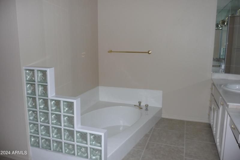 Main Bath Tub & separate shower