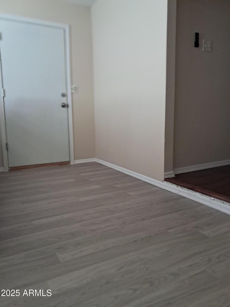 Garage entry to home