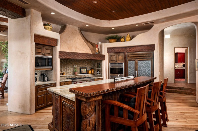 Kitchen with beautiful island details