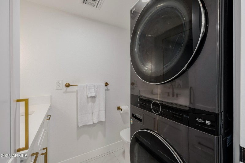 Half Bath and Laundry Room