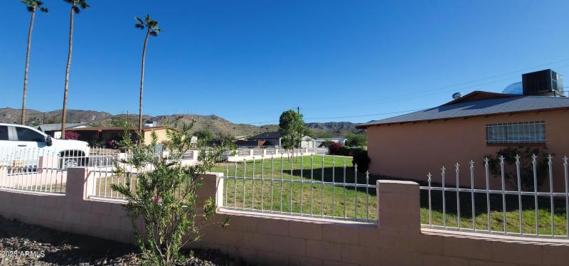 Front view facing south