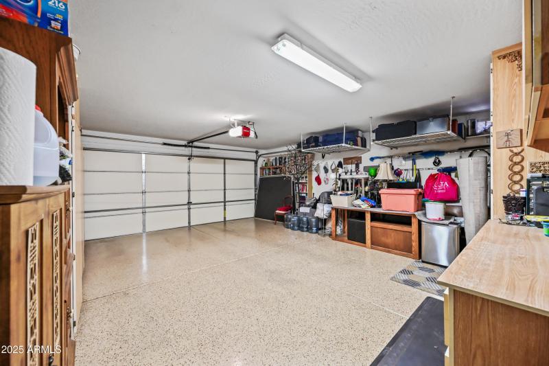 Epoxied fors, storage cabs & workbench