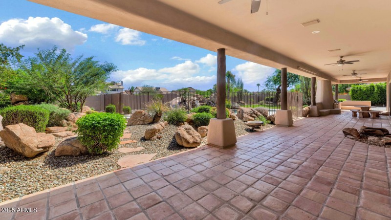 Extended Back Patio