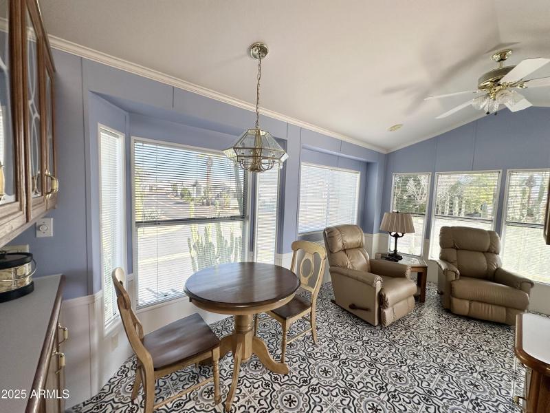 OPEN VIEW FROM DINING AREA