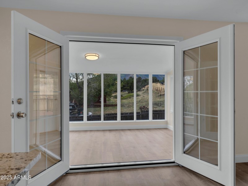 Doors to Sun Room