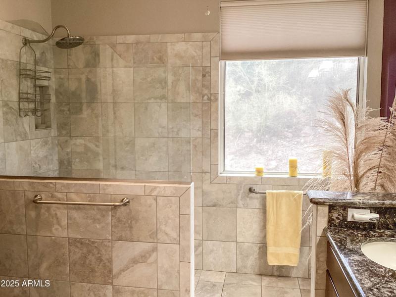 REMODELED BATHROOM w/WALK-IN SHOWER