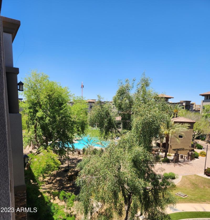 Pool view from your patio!