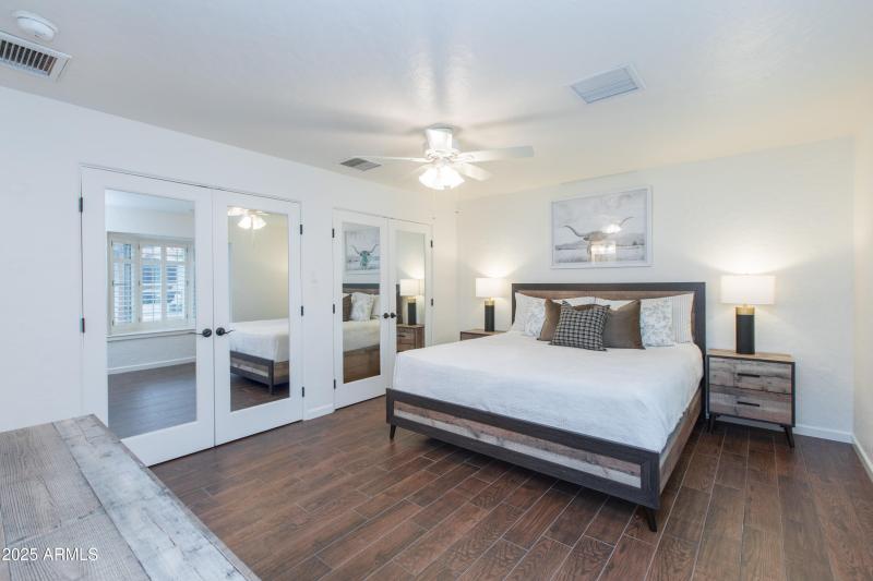 Large Closet With Built In Cabinetry