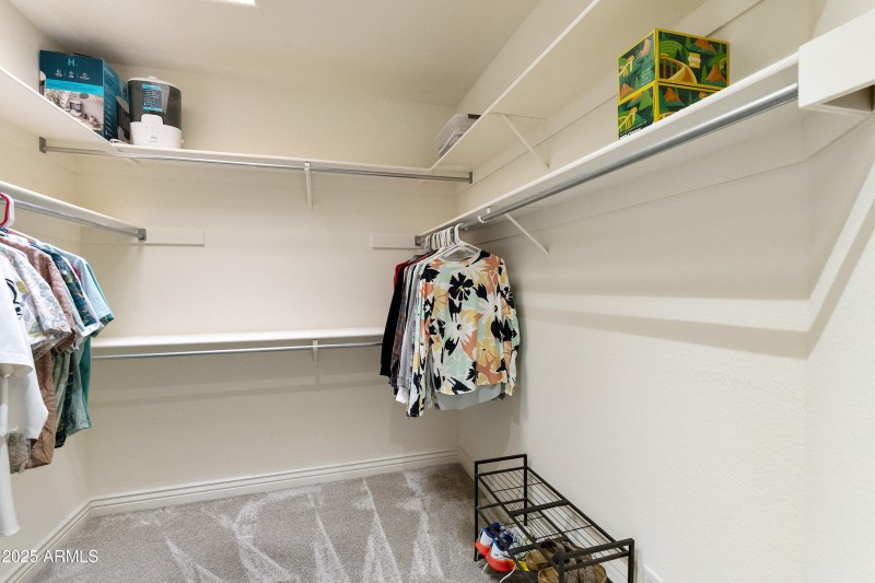 Primary Suite walk-in closet